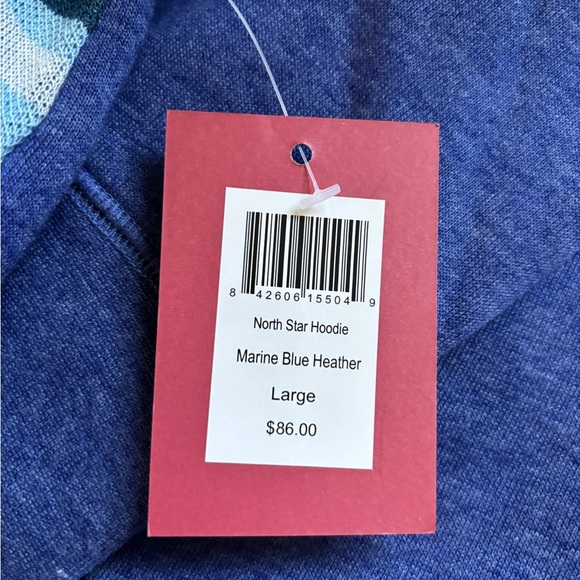 Kimes Ranch woman’s Blue Pullover Hoodie - Picture 3 of 3